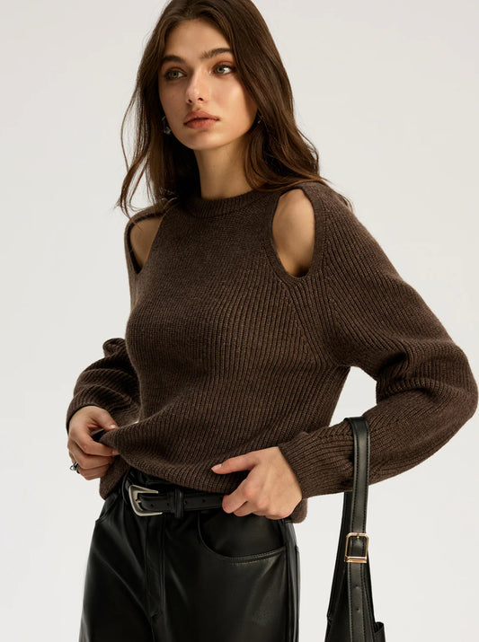 The Cut-Out Knit