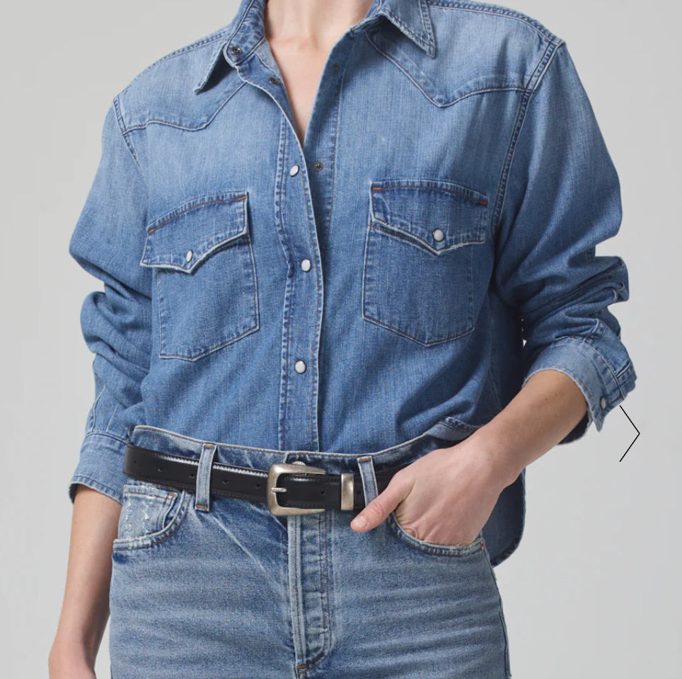 CROPPED WESTERN SHIRT