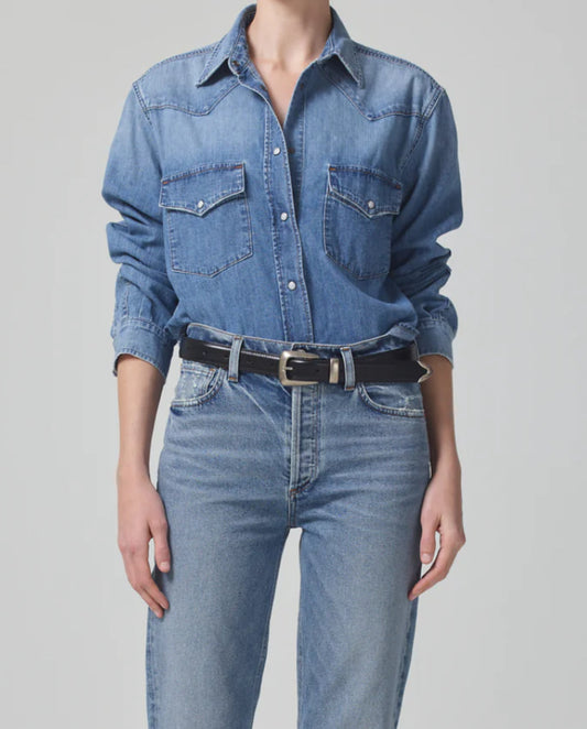 CROPPED WESTERN SHIRT